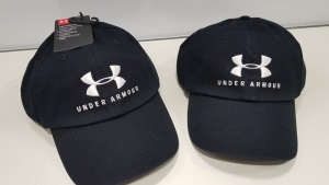 15 X BRAND NEW BAGGED UNDER ARMOUR BLACK WOMENS CAP - PICK LOOSE RRP £17.99