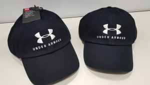 15 X BRAND NEW BAGGED UNDER ARMOUR BLACK WOMENS CAP - PICK LOOSE RRP £17.99