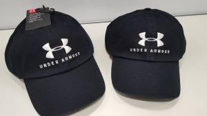 15 X BRAND NEW BAGGED UNDER ARMOUR BLACK WOMENS CAP - PICK LOOSE RRP £17.99