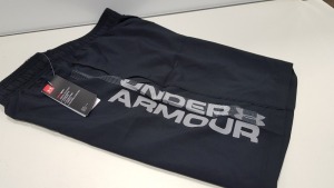 15 X BRAND NEW BAGGED UNDER ARMOUR BLACK WOVEN GRAPH SHORTS IN SIZE XX LARGE - PICK LOOSE TOTAL RRP £299.85