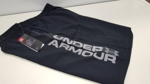 15 X BRAND NEW BAGGED UNDER ARMOUR BLACK WOVEN GRAPH SHORTS IN SIZE SMALL - PICK LOOSE TOTAL RRP £299.85