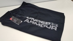 14 X BRAND NEW BAGGED UNDER ARMOUR BLACK WOVEN GRAPH SHORTS IN SIZE SMALL - PICK LOOSE TOTAL RRP £299.85