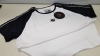 25 X BRAND NEW BAGGED SIKSILK RAGLAN STRAIGHT HEM TAPE GYM TEE IN SIZE XL