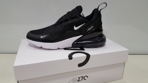 3 X BRAND NEW BOXED BLACK NIKE AIR MAX 270 TRAINERS - IN SIZE UK 5.5 - PICK LOOSE TOTAL RRP £390.00