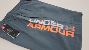 15 X BRAND NEW BAGGED UNDER ARMOUR GREY WOVEN GRAPH SHORTS IN SIZE XXL - PICK LOOSE TOTAL RRP £299.85