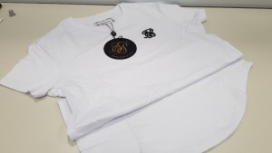 19 X BRAND NEW BAGGED SIKSILK WHITE CORE GYM TEE - IN SIZE SMALL - PICK LOOSE