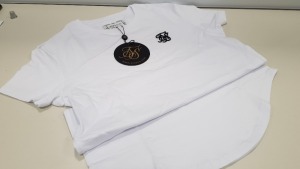 19 X BRAND NEW BAGGED SIKSILK WHITE CORE GYM TEE - IN SIZE SMALL - PICK LOOSE