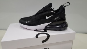 3 X BRAND NEW BOXED BLACK NIKE AIR MAX 270 TRAINERS - IN SIZE UK 5.5 - PICK LOOSE TOTAL RRP £390.00