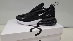 3 X BRAND NEW BOXED BLACK NIKE AIR MAX 270 TRAINERS - IN SIZE UK 5.5 - PICK LOOSE TOTAL RRP £390.00