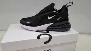 3 X BRAND NEW BOXED BLACK NIKE AIR MAX 270 TRAINERS - IN SIZE UK 5.5 - PICK LOOSE TOTAL RRP £390.00