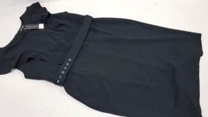 13 X BRAND NEW DOROTHY PERKINS BLACK DRESS WITH BELT SIZE UK 18 £455.00