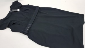 11 X BRAND NEW DOROTHY PERKINS BLACK DRESS WITH BELT SIZE UK 6 RRP£385.00