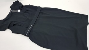 10 X BRAND NEW DOROTHY PERKINS BLACK DRESS WITH BELT SIZE UK 12 RRP£350.00