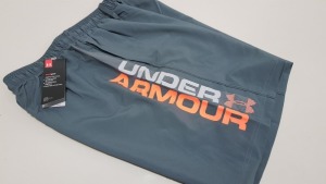 15 X BRAND NEW BAGGED UNDER ARMOUR GREY WOVEN GRAPH SHORTS IN SIZE XL - PICK LOOSE TOTAL RRP £299.85