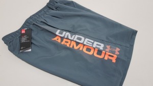 15 X BRAND NEW BAGGED UNDER ARMOUR GREY WOVEN GRAPH SHORTS IN SIZE XL - PICK LOOSE TOTAL RRP £299.85