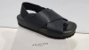 4 X BRAND NEW BOXED SELECTED FEMME BLACK LEATHER SANDALS UK 5 RRP.£320
