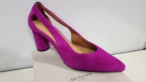 6 X BRAND NEW SELECTED FEMME PINK SWADE HIGH HEELS UK SIZE 7 RRP: £600