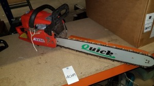 1 X QUICK CHAINSAW WITH COVER