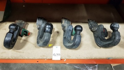 4 X TOW HOOKS