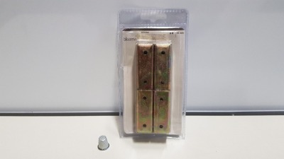1620 X BRAND NEW METAL FIXING PARTS 22M SET OF 4 GALV ON A FULL PALLET