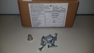 APPROX 29,400 X BRAND NEW COACH SCREWS ZINC PLATED HE X 6 X 30 LOOSE IN 49 BOXES