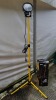 4 X BRAND NEW DEFENDER 230V SINGLE HEAD WORK LIGHT COMPLETE WITH STAND IN COLOUR BOX - 1 CARTON