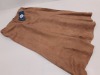 20 X BRAND NEW AMBER CAMEL COLOURED SKIRTS IN VARIOUS SIZES LENGTH29"