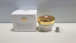 4 X BRAND NEW KEDMA RESTORING DAY CREAM WITH DEAD SEA MINERALS AND COLLAGEN - 50G RRP $1596