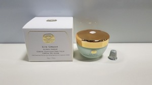 4 X BRAND NEW KEDMA EYE CREAM WITH DEAD SEA MINERALS, AGE DEFYING INGREDIENTS & CUCUMBER EXTRACT - 50G RRP $1596