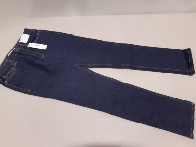 12 X BRAND NEW TOPSHOP AND TOPMAN JEANS I.E BLACK DENIM AND BLUE DENIM - W30-L32 + W36-L30