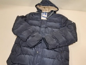 6 X BRAND NEW BLEND NAVY PUFFER JACKET IN SIZE MEDIUM RRP£360.00