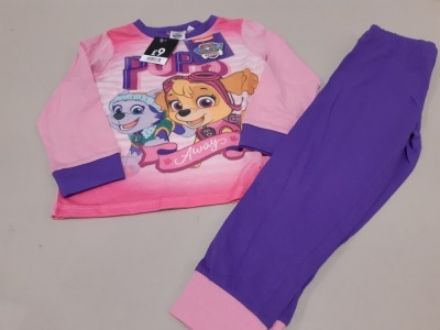 13 X BRAND NEW NICKELODEON PAW PATROL PYJAMAS SIZES 3-4 + 4-5 KIDS