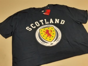 12 X BRAND NEW OFFICIAL LICENSED SCOTLAND T SHIRTS SIZE UK MEDIUM