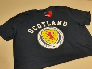 12 X BRAND NEW OFFICIAL LICENSED SCOTLAND T SHIRTS SIZE UK MEDIUM