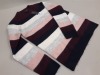 12 X BRAND NEW DOROTHY PERKINS MULTI-COLOURED KNITTED JUMPER SIZE MEDI8UM