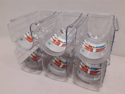 144 X BRAND NEW BOTTLE/WINE ORGANISERS IN 8 BOXES