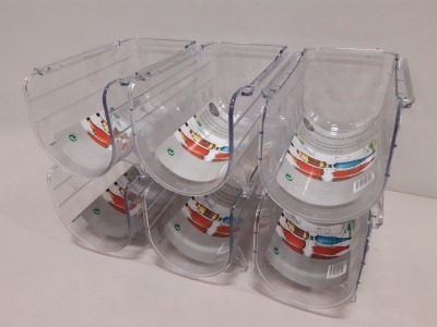 144 X BRAND NEW BOTTLE/WINE ORGANISERS IN 8 BOXES