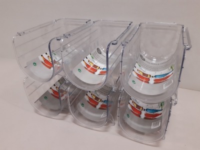 144 X BRAND NEW BOTTLE/WINE ORGANISERS IN 8 BOXES