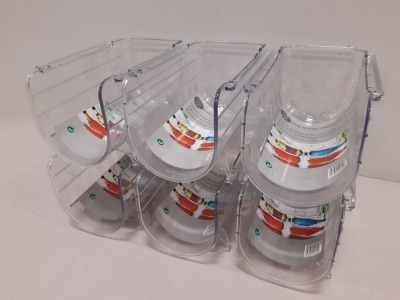 144 X BRAND NEW BOTTLE/WINE ORGANISERS IN 8 BOXES