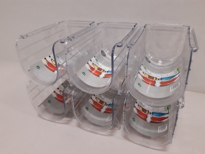 144 X BRAND NEW BOTTLE/WINE ORGANISERS IN 8 BOXES