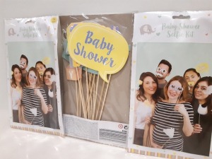 432 X BRAND NEW BABY SHOWER SELFIE KITS