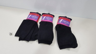 48 X BRAND NEW SPANX REGULAR BLACK SOCKS RRP $18.00 (PICK LOOSE)