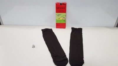 37 X BRAND NEW SPANX REGULAR BITTERSWEET LEGBAND FREE TROUSER SOCKS RRP $15.00 (PICK LOOSE)