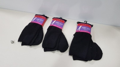 48 X BRAND NEW SPANX REGULAR BLACK SOCKS $18.00