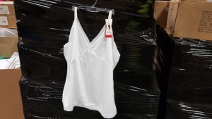 22 X BRAND NEW SPANX WHITE SIZE 3X LINGERIE STRAP CAMI
