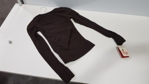 19 X BRAND NEW SPANX SMALL BITTERSWEET CLASSIC LONGSLEEVE T-SHIRTS