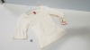 24 X BRAND NEW SPANX VANILLA SMALL ELBOW LENGTH SCOOP NECK T-SHIRT (PICK LOOSE)