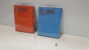 120 X BRAND NEW RUBZ IPAD 2 CASE IN ORANGE AND BLUE