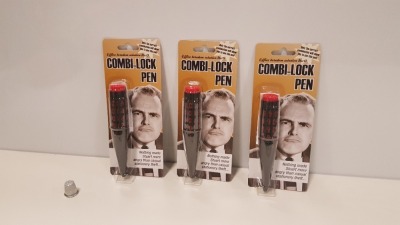 384 X BRAND NEW COMBI - LOCK PEN