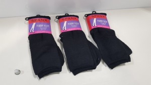 48 X BRAND NEW SPANX REGULAR BLACK SOCKS RRP $18.00 (PICK LOOSE)